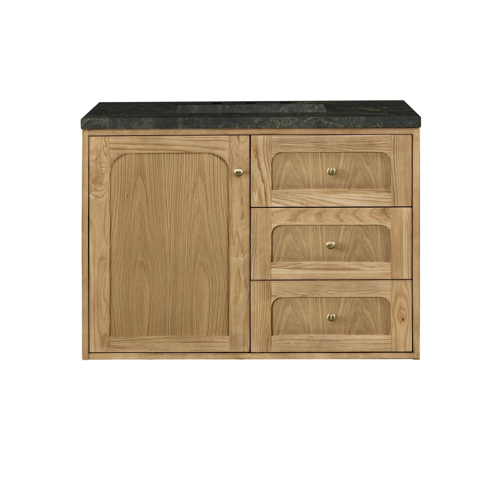 James Martin - Laurent 36" Single Vanity, Light Natural Oak, w/ 3 CM Phantome Eclos Top - 545-V36-LNO-3PHT view 4