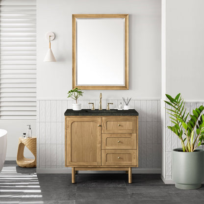James Martin - Laurent 36" Single Vanity, Light Natural Oak, w/ 3 CM Phantome Eclos Top - 545-V36-LNO-3PHT view 7
