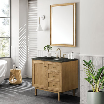James Martin - Laurent 36" Single Vanity, Light Natural Oak, w/ 3 CM Phantome Eclos Top - 545-V36-LNO-3PHT view 9