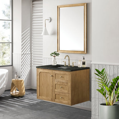 James Martin - Laurent 36" Single Vanity, Light Natural Oak, w/ 3 CM Phantome Eclos Top - 545-V36-LNO-3PHT view 10