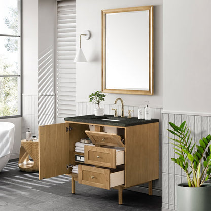 James Martin - Laurent 36" Single Vanity, Light Natural Oak, w/ 3 CM Phantome Eclos Top - 545-V36-LNO-3PHT view 11