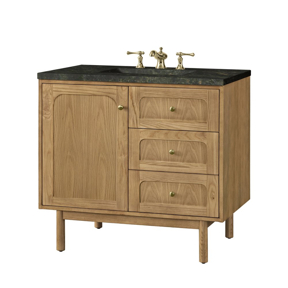James Martin - Laurent 36" Single Vanity, Light Natural Oak, w/ 3 CM Phantome Eclos Top - 545-V36-LNO-3PHT view 21