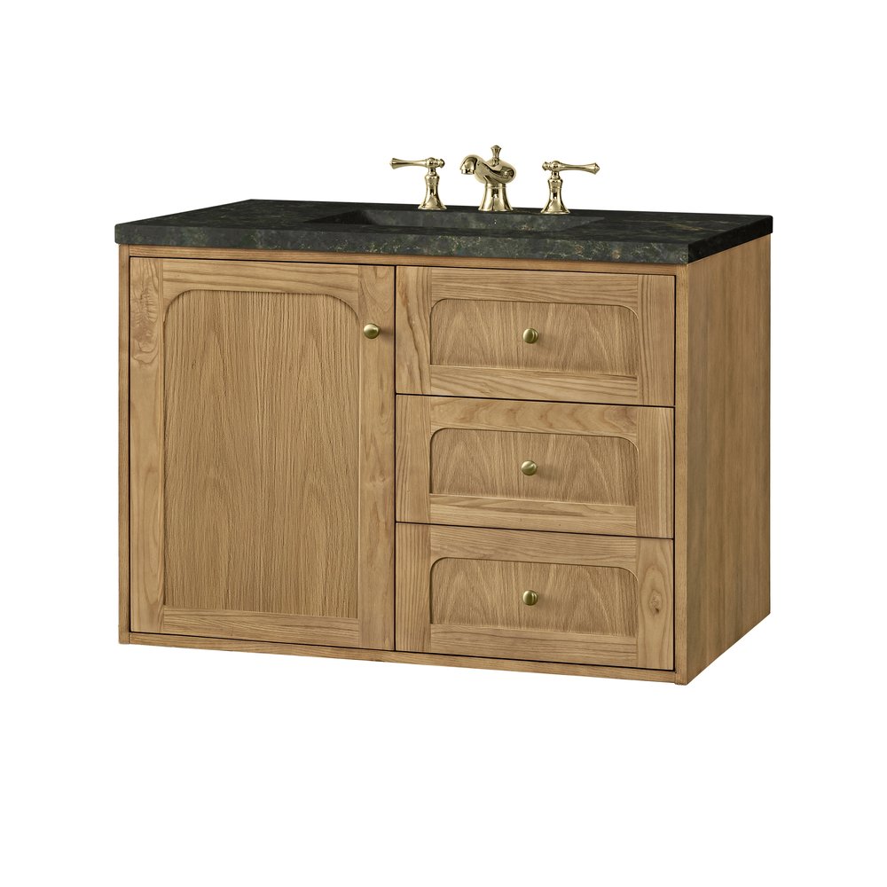 James Martin - Laurent 36" Single Vanity, Light Natural Oak, w/ 3 CM Phantome Eclos Top - 545-V36-LNO-3PHT view 22