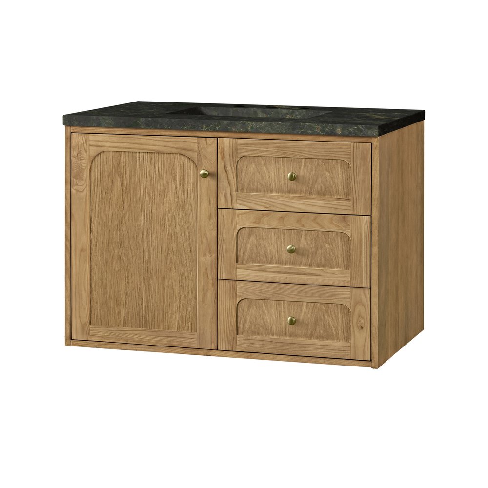James Martin - Laurent 36" Single Vanity, Light Natural Oak, w/ 3 CM Phantome Eclos Top - 545-V36-LNO-3PHT view 23