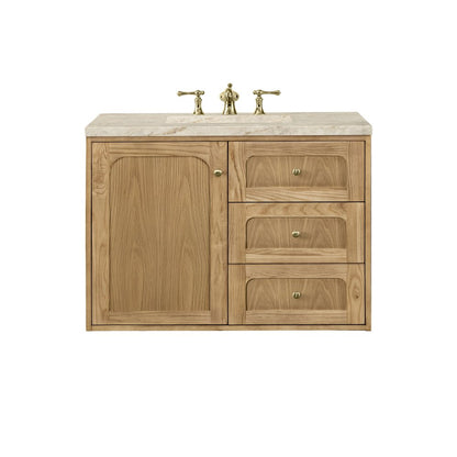 James Martin - Laurent 36" Single Vanity, Light Natural Oak, w/ 3 CM Tajnar Eclos Top - 545-V36-LNO-3TJR view 3