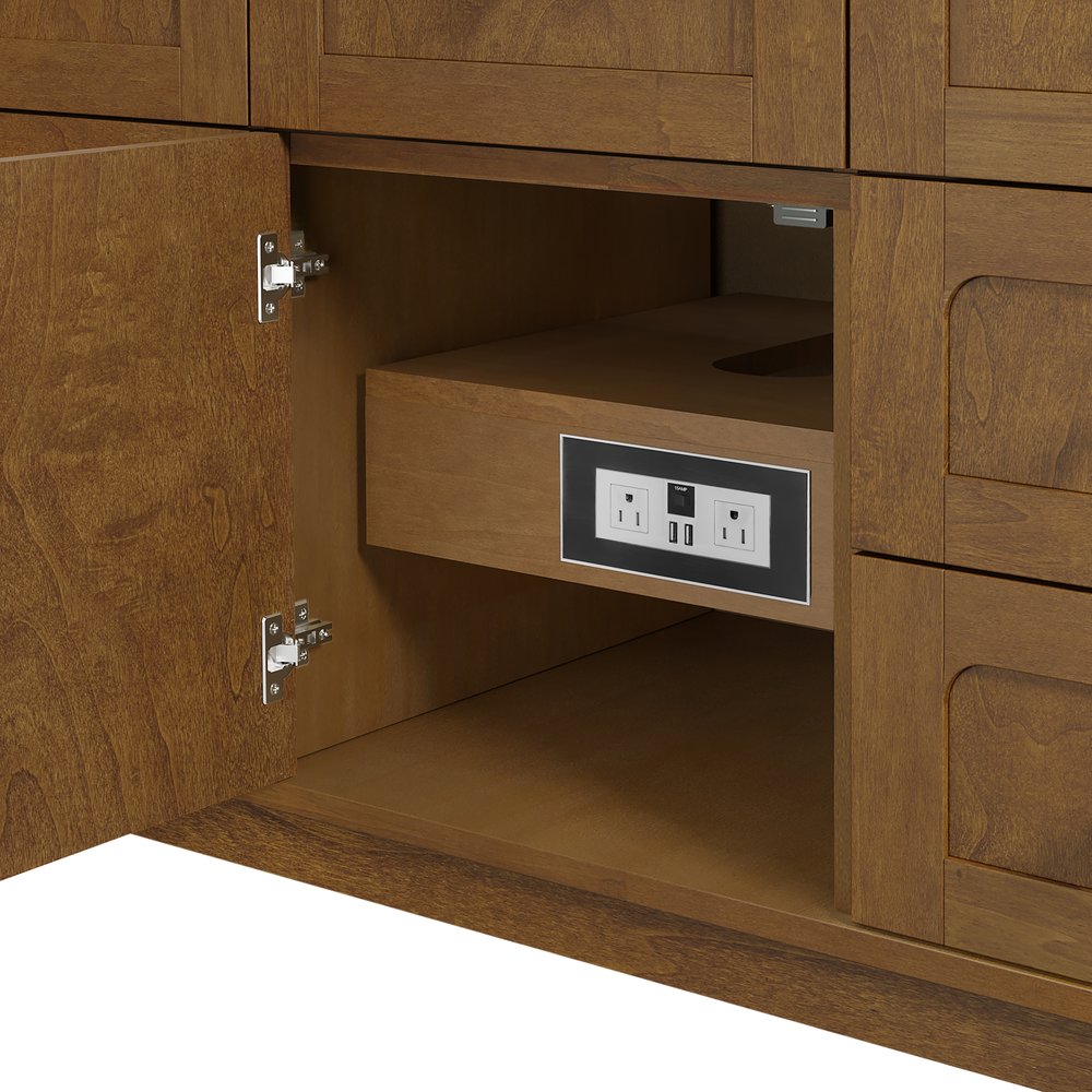 James Martin - Laurent 48" Single Vanity Cabinet, Honey Oak - 545-V48-HNO view 10