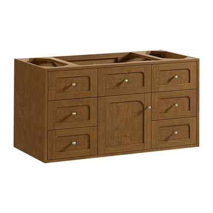 James Martin - Laurent 48" Single Vanity, Honey Oak w/ 3 CM Lime Delight Silestone Top - 545-V48-HNO-3LDL view 4