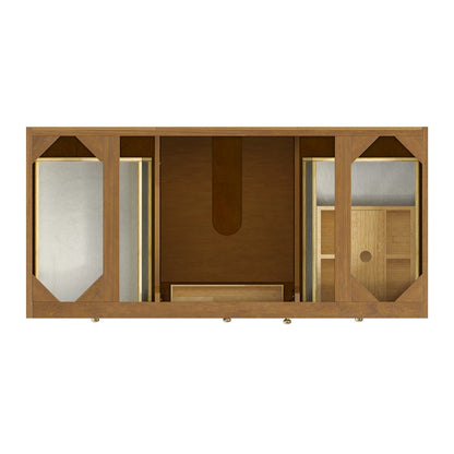 James Martin - Laurent 48" Single Vanity, Honey Oak w/ 3 CM Lime Delight Silestone Top - 545-V48-HNO-3LDL view 10