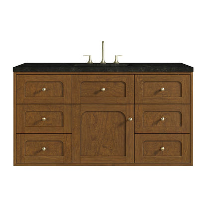 James Martin - Laurent 48" Single Vanity, Honey Oak w/ 3 CM Phantome Eclos Top - 545-V48-HNO-3PHT view 2