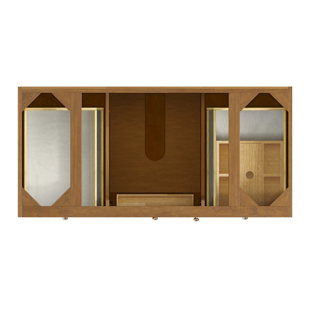 James Martin - Laurent 48" Single Vanity, Honey Oak w/ 3 CM Phantome Eclos Top - 545-V48-HNO-3PHT view 10