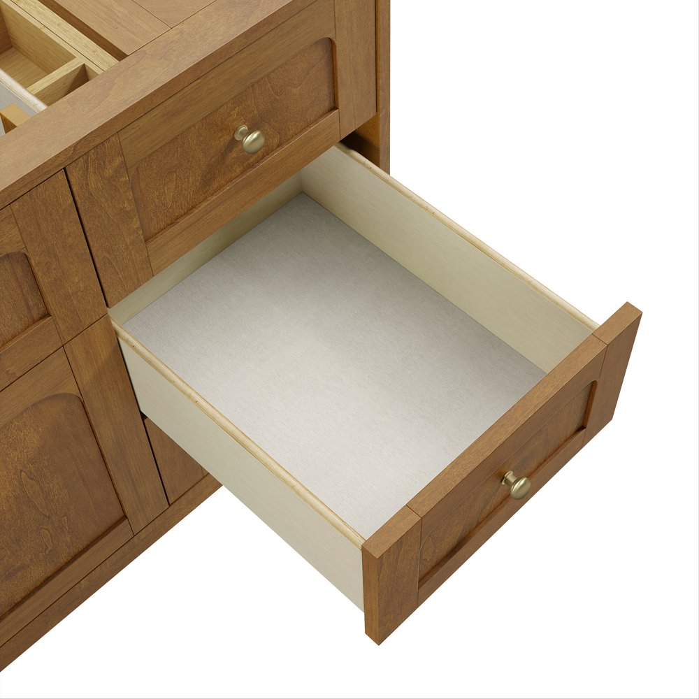 James Martin - Laurent 48" Single Vanity, Honey Oak w/ 3 CM Phantome Eclos Top - 545-V48-HNO-3PHT view 21