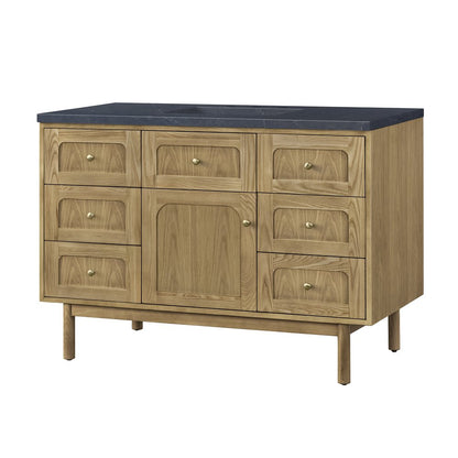 James Martin - Laurent 48" Single Vanity, Light Natural Oak w/ 3 CM Charcoal Soapstone Top - 545-V48-LNO-3CSP view 17