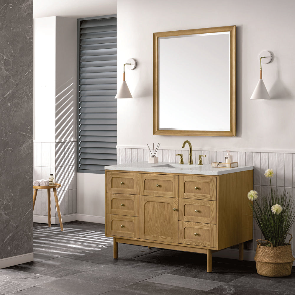 James Martin - Laurent 48" Single Vanity, Light Natural Oak w/ 3 CM Lime Delight Top - 545-V48-LNO-3LDL view 7