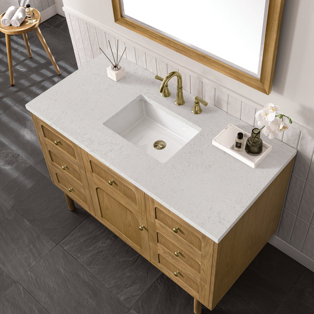 James Martin - Laurent 48" Single Vanity, Light Natural Oak w/ 3 CM Lime Delight Top - 545-V48-LNO-3LDL view 12