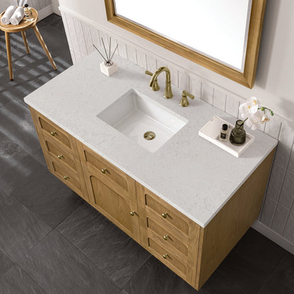 James Martin - Laurent 48" Single Vanity, Light Natural Oak w/ 3 CM Lime Delight Top - 545-V48-LNO-3LDL view 13