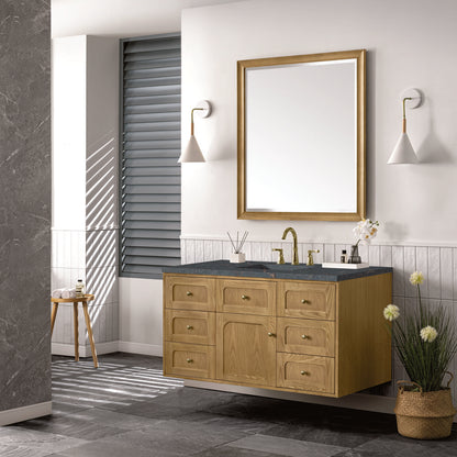 James Martin - Laurent 48" Single Vanity, Light Natural Oak w/ 3 CM Parisien Bleu Top - 545-V48-LNO-3PBL view 8
