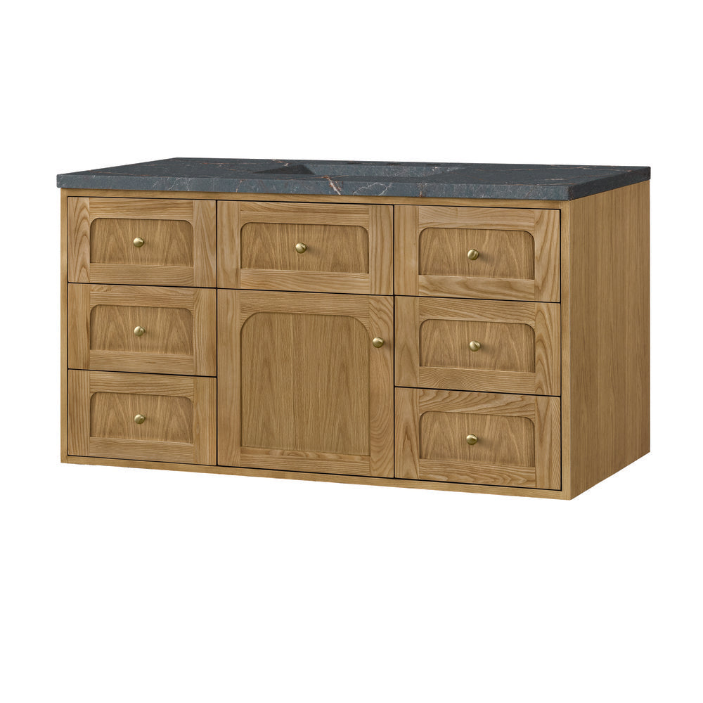 James Martin - Laurent 48" Single Vanity, Light Natural Oak w/ 3 CM Parisien Bleu Top - 545-V48-LNO-3PBL view 18