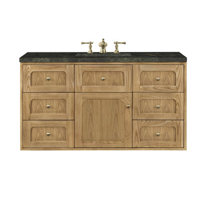 James Martin - Laurent 48" Single Vanity, Light Natural Oak, w/ 3 CM Phantome Eclos Top - 545-V48-LNO-3PHT view 3