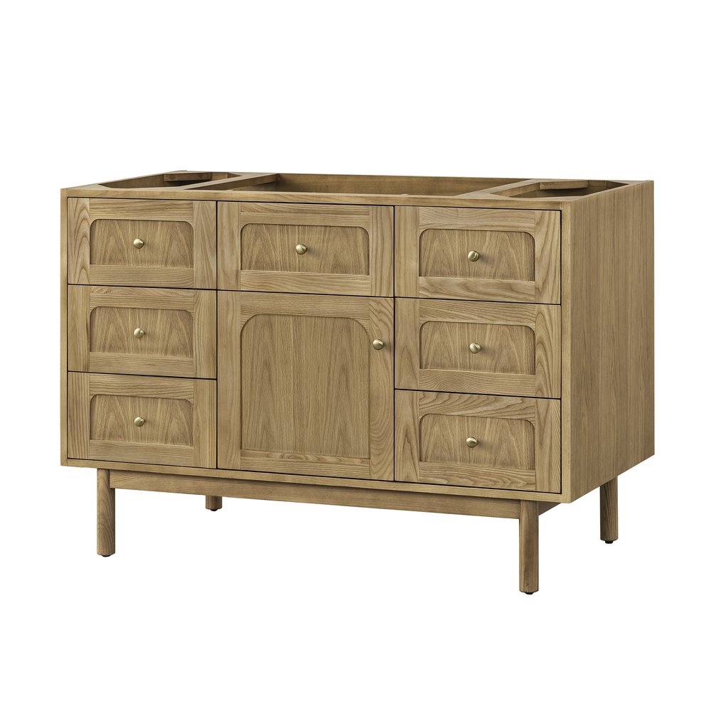 James Martin - Laurent 48" Single Vanity, Light Natural Oak, w/ 3 CM Phantome Eclos Top - 545-V48-LNO-3PHT view 5