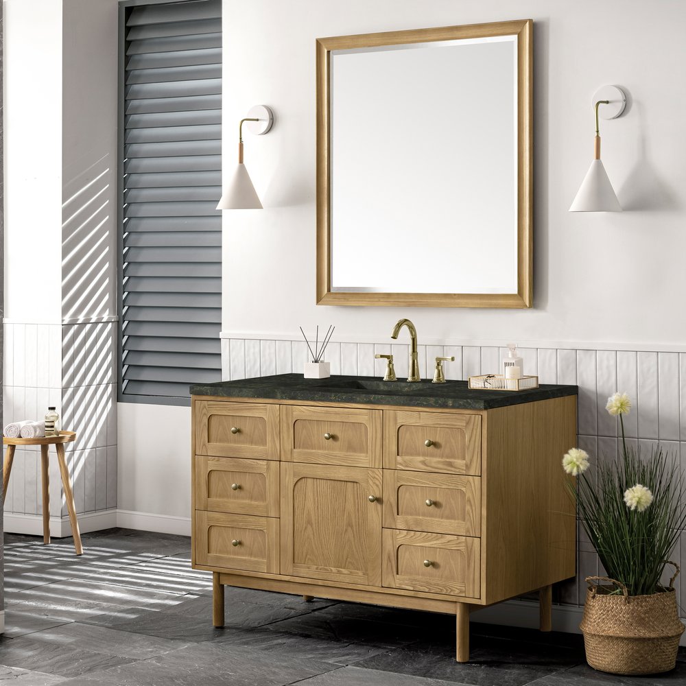 James Martin - Laurent 48" Single Vanity, Light Natural Oak, w/ 3 CM Phantome Eclos Top - 545-V48-LNO-3PHT view 9