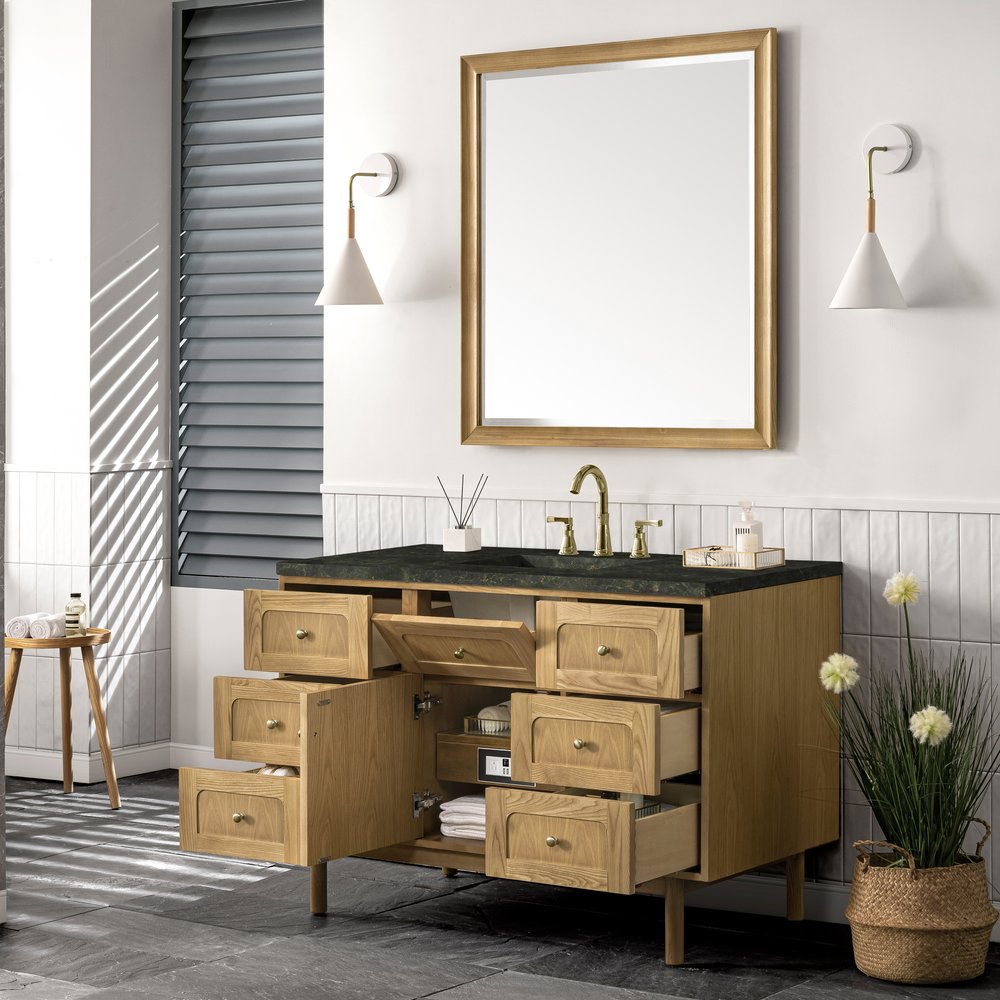 James Martin - Laurent 48" Single Vanity, Light Natural Oak, w/ 3 CM Phantome Eclos Top - 545-V48-LNO-3PHT view 11