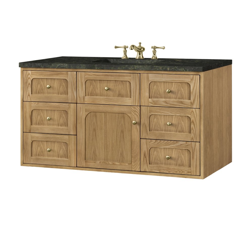 James Martin - Laurent 48" Single Vanity, Light Natural Oak, w/ 3 CM Phantome Eclos Top - 545-V48-LNO-3PHT view 20