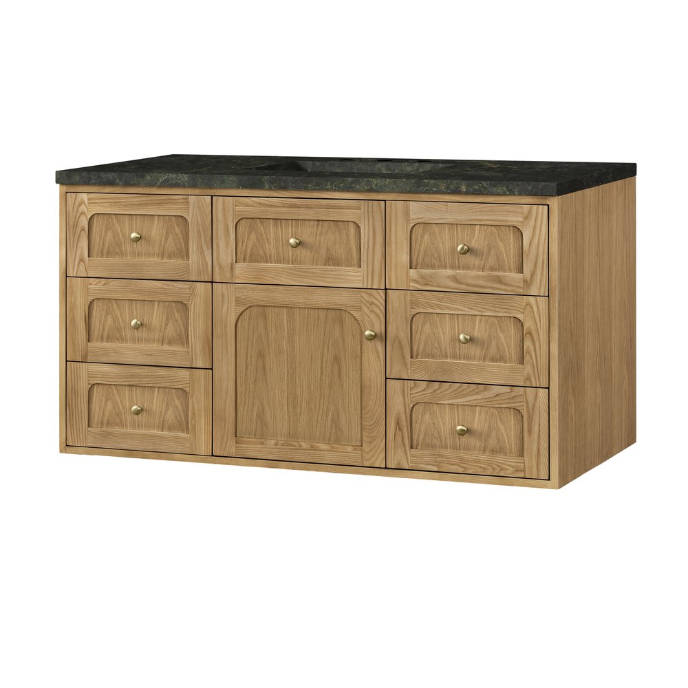 James Martin - Laurent 48" Single Vanity, Light Natural Oak, w/ 3 CM Phantome Eclos Top - 545-V48-LNO-3PHT view 22