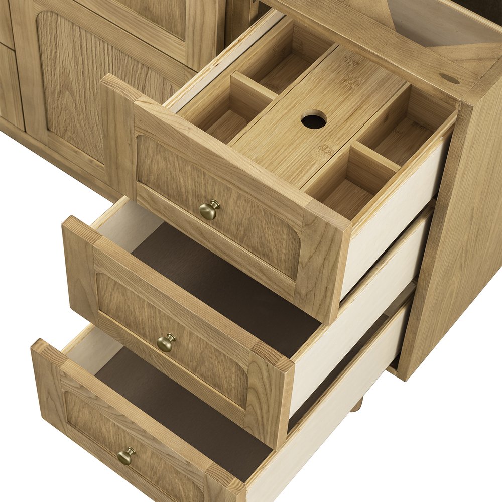 James Martin - Laurent 48" Single Vanity, Light Natural Oak, w/ 3 CM Phantome Eclos Top - 545-V48-LNO-3PHT view 25