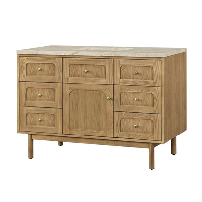 James Martin - Laurent 48" Single Vanity, Light Natural Oak, w/ 3 CM Tajnar Eclos Top - 545-V48-LNO-3TJR view 19