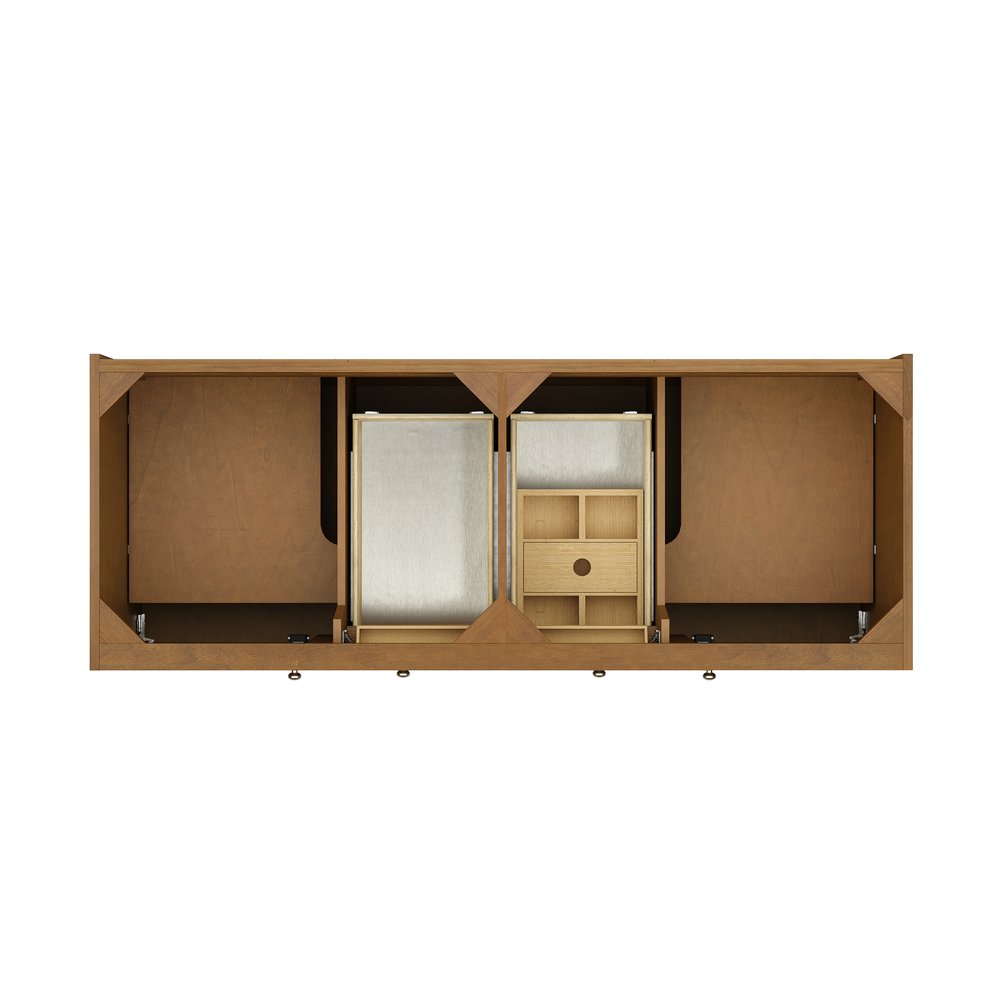 James Martin - Laurent 60" Double Vanity Cabinet, Honey Oak - 545-V60D-HNO view 3