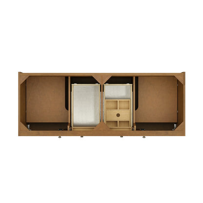James Martin - Laurent 60" Double Vanity Cabinet, Honey Oak - 545-V60D-HNO view 3