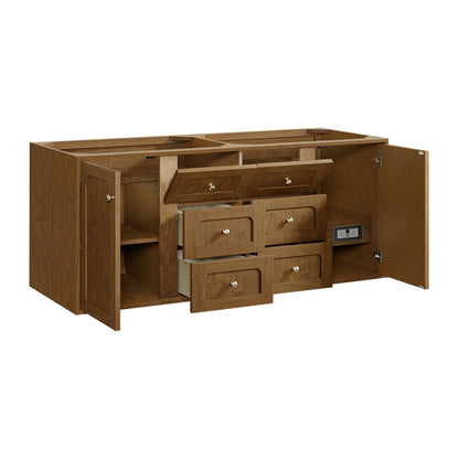 James Martin - Laurent 60" Double Vanity Cabinet, Honey Oak - 545-V60D-HNO view 5