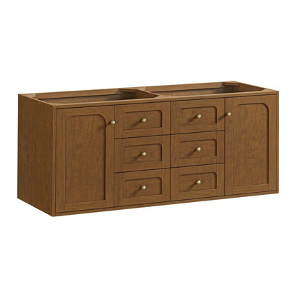James Martin - Laurent 60" Double Vanity, Honey Oak w/ 3 CM Lime Delight Silestone Top - 545-V60D-HNO-3LDL view 4