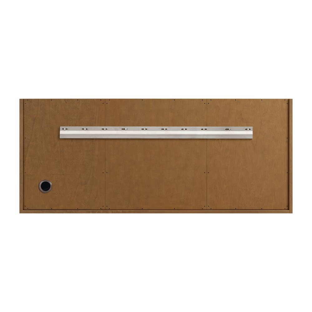 James Martin - Laurent 60" Double Vanity, Honey Oak w/ 3 CM Victorian Silver Silestone Top - 545-V60D-HNO-3VSL view 15