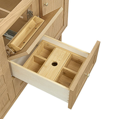 James Martin - Laurent 60" Double Vanity, Light Natural Oak - 545-V60D-M-LNO view 7