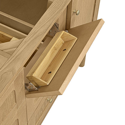 James Martin - Laurent 60" Double Vanity, Light Natural Oak - 545-V60D-M-LNO view 8