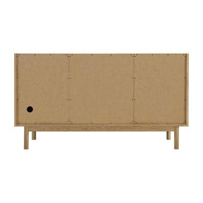 James Martin - Laurent 60" Double Vanity, Light Natural Oak, w/ 3 CM Victorian Silver Quartz Top - 545-V60D-LNO-3VSL view 14