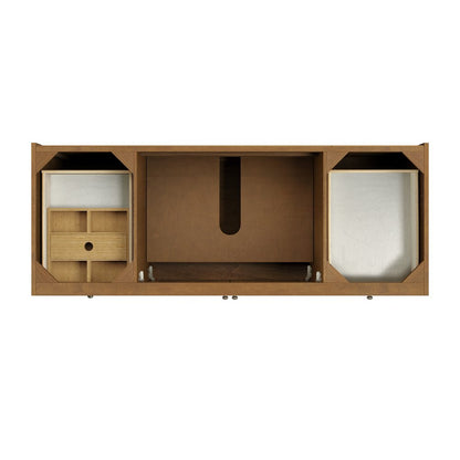 James Martin - Laurent 60" Single Vanity, Honey Oak w/ 3 CM Lime Delight Silestone Top - 545-V60S-HNO-3LDL view 10