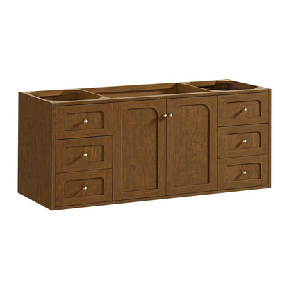 James Martin - Laurent 60" Single Vanity, Honey Oak w/ 3 CM Phantome Eclos Top - 545-V60S-HNO-3PHT view 4
