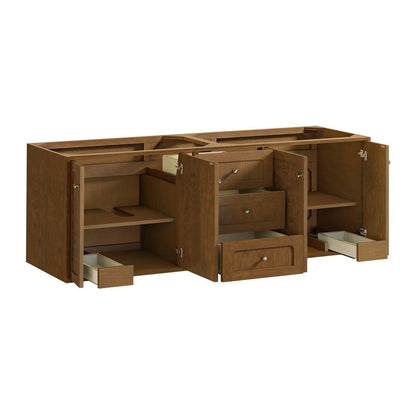 James Martin - Laurent 72" Double Vanity, Honey Oak w/ 3 CM Charcoal Soapstone Silestone Top - 545-V72-HNO-3CSP view 13