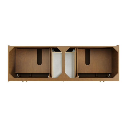 James Martin - Laurent 72" Double Vanity, Honey Oak w/ 3 CM Phantome Eclos Top - 545-V72-HNO-3PHT view 9