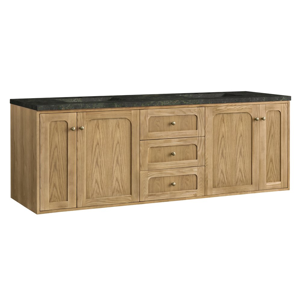 James Martin - Laurent 72" Double Vanity, Light Natural Oak, w/ 3 CM Phantome Eclos Top - 545-V72-LNO-3PHT view 16