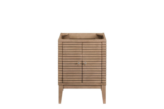 James Martin - Linden 24" Single Vanity Cabinet, Whitewashed Walnut - E213-V24-WWW view 1