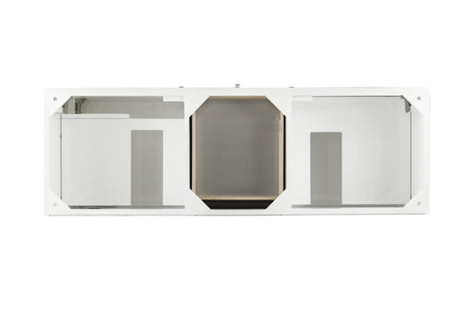 James Martin - Linear 59" Double Vanity, Glossy White - 210-V59D-GW view 2