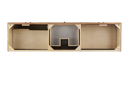 James Martin - Linear 72" Double Vanity, Mid-Century Walnut - 210-V72D-WLT view 2