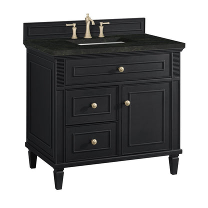 James Martin - Lorelai 36" Single Vanity, Black Onyx, w/ 3 CM Phantome Eclos Top - 424-V36-BKO-3PHT view 10