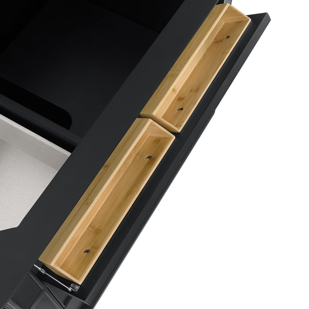 James Martin - Lorelai 36" Single Vanity, Black Onyx, w/ 3 CM Phantome Eclos Top - 424-V36-BKO-3PHT view 14