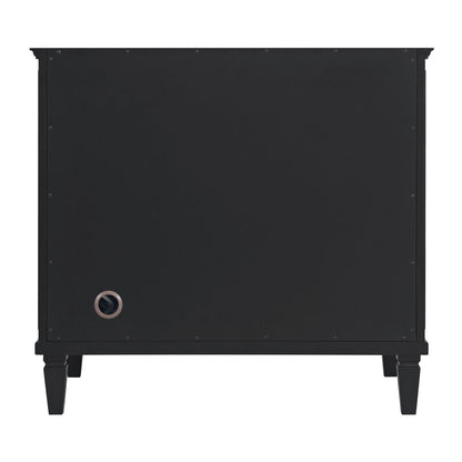 James Martin - Lorelai 36" Single Vanity, Black Onyx, w/ 3 CM Tajnar Eclos Top - 424-V36-BKO-3TJR view 9