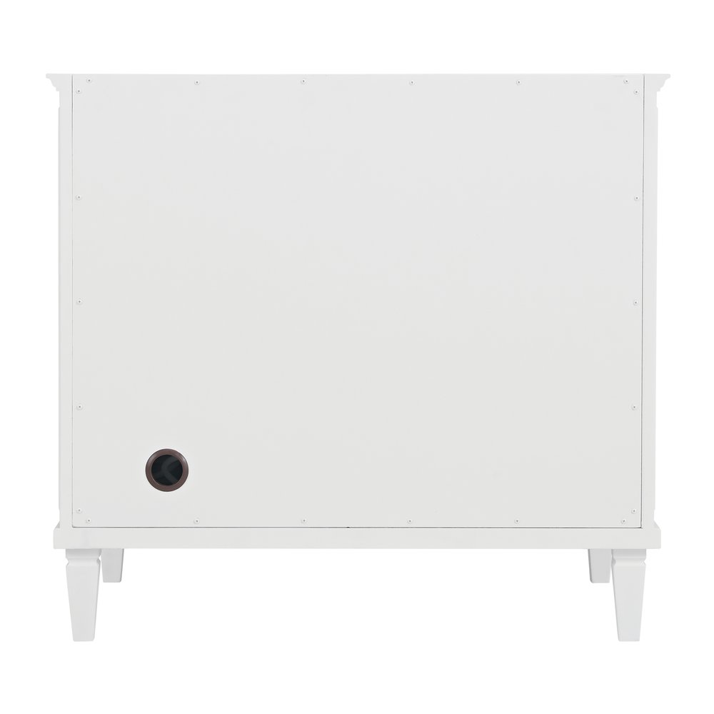 James Martin - Lorelai 36" Single Vanity, Bright White - 424-V36-BW view 4