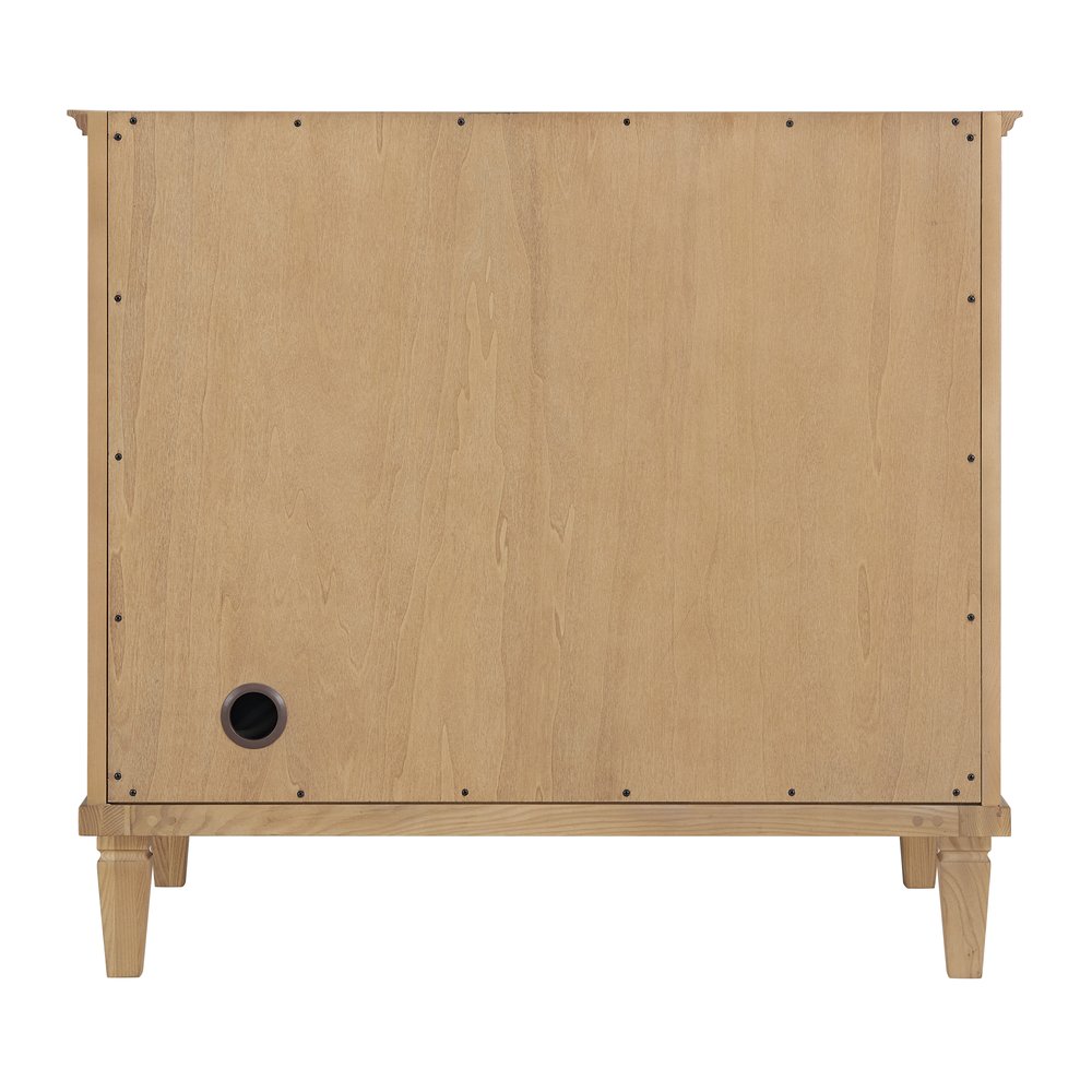 James Martin - Lorelai 36" Single Vanity, Light Natural Oak w/ 3 CM Ethereal Noctis Silestone Top - 424-V36-LNO-3ENC view 9